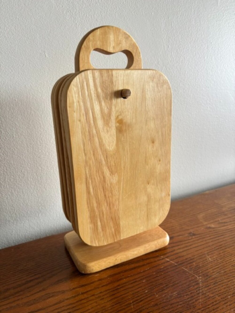 6 Piece Cutting Board Sets with Stand